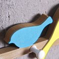 thumbnail image 3 of Lishi Wooden Bird Design Wall Mounted Coat Rack with 4 Hooks for Home Storage, 3 of 5