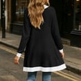 thumbnail image 4 of yillto Womens Cardigan Sweaters Oversized Baggy Open Front Long Sleeve Ribbed Knit Outwear Cardigans, 4 of 5
