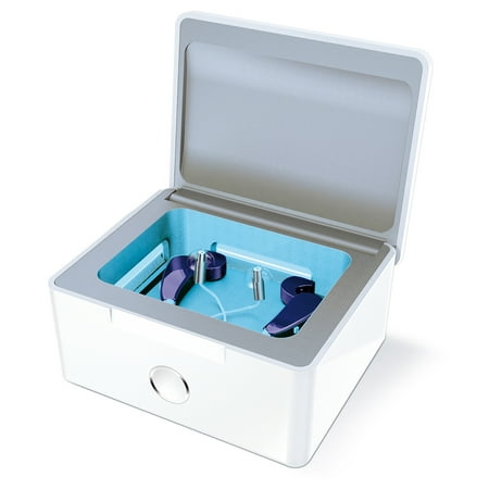 Heating Air Supply - PerfectDry LUX Automatic Hearing Aid UV-C Disinfecting and Cleaning System by Quest