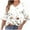 Khaki-1, variant on successthop Dressy Blouses for Women 3/4 Sleeves Clothes Lightweight V Neck Pullover Shirts Floral Trendy Tops