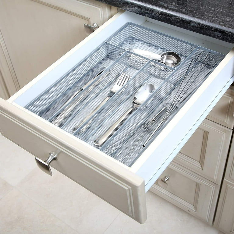 Rev-A-Shelf Cutlery Organizer Tray, Silver