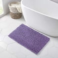 thumbnail image 2 of Alfombra de baño Walensee, de chenilla, antideslizante, color lavanda, 2 of 8