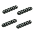 thumbnail image 1 of Organizadores de cables de escritorio de 4 piezas Organizador de cables de 7 ranuras Organizador de cables de mesa (negro), 1 of 5