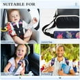 thumbnail image 5 of 2 Car Seat Belt Covers M Size 10*7.7 Inches Car Seat Belt Shoulder Pad Backpack Shoulder Pad Stroller Belt Cover Colorful Turtle, 5 of 8
