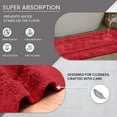 thumbnail image 4 of Home Weavers Classy Bathmat 100% Cotton Tufted Bath Rug, Extra Soft and Absorbent Bath Rugs, Machine Washable bath rugs for Bathroom, 21"x34" Rectangle, Red, 4 of 10