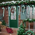 thumbnail image 3 of Fiudx Bastón Navideño Inflable, Diseño Clásico de Bastón de Caramelo Rojo y Blanco, Material de Pvc Duradero, Divertido Juguete Interactivo, Decoración para Fiestas Navideñas, Ideal para Celebracione, 3 of 5