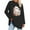 Black, variant on WXLWZYWL Halloween Sweatshirt for Women Oversized Crewneck Pullover Graphic Long Sleeve Top Cute Y2k Loose Fit