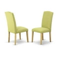 thumbnail image 5 of AMEN3-OAK-07 3 Piece DINETTE SET - 1 Dining Table and 2 Limelight Upholstered Dining Chairs - Oak Finish, 5 of 7