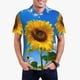 thumbnail image 1 of Fotbe Blue Sky Sunflower Camiseta Polo de Golf para Hombre con Estampado – Camisa Deportiva Transpirable con Cuello Abotonado-3X-Large, 1 of 6
