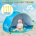 thumbnail image 5 of Monobeach Baby Beach Tent Pop Up Portable Shade Pool Protección UV Refugio solar para bebés, 5 of 5