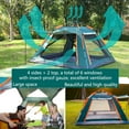 thumbnail image 2 of Tent 2~4 Person Camping Tents, Waterproof Windproof Family Tent with Top Rainfly,  Easy Set Up, Portable with Carry Bag,with UV Protection ,Instant Easy Setup Pop Up Tent for Hiking Traveling, 2 of 6