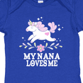 thumbnail image 4 of Inktastic My Nana Loves Me Unicorn Girls Baby Bodysuit, 4 of 5