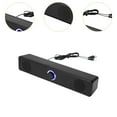 thumbnail image 4 of Barra de sonido con altavoz para ordenador con cable, barra de sonido envolvente para PC, entrada auxiliar de 3,5 mm, alimentación por USB, plug and p, 4 of 9