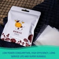 thumbnail image 3 of CNKOO 500 Sheets Nougat Wrapping Paper Edible Glutinous Rice Paper Baking Candy Paper Candy Wrapper Transparent Paper, 3 of 6