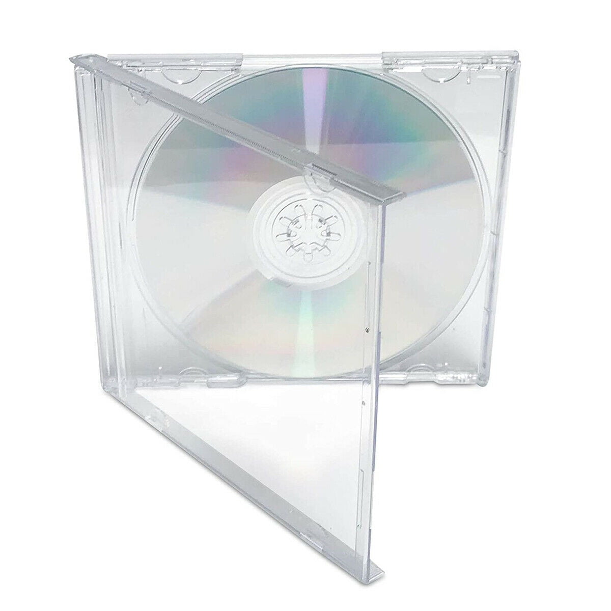 10/50/100Pcs 0.2in Thickness Slim Single Clear PP Poly CD