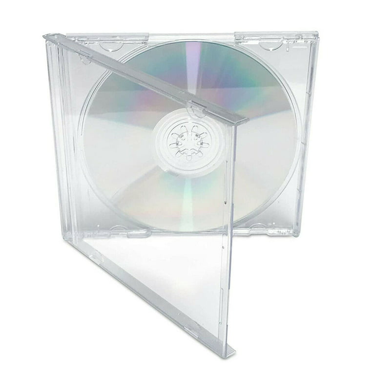 Boîtier CD Slim double, lot de 10, Transparent