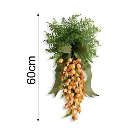 

Taluosi Easy to Apply Door Hanger Eco-friendly Durable Relieve Boredom Easter Door Wreath for Corridor