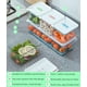 thumbnail image 4 of Juego de 6 recipientes de plástico para almacenar alimentos con tapas, organizadores apilables para refrigerador, contenedores de cocina a prueba de fugas, 4 of 4