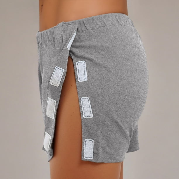 Calzones Para Hombre, Fáciles De Poner Y Quitar, Batas, Pantalones Cortos Para Hombre, Rehabilitación Postoperatoria Para Fracturas, Pacientes Postrados En Cama Y Paralizados.