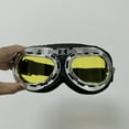 thumbnail image 5 of Retro Flat Goggles Vintage Windproof Riding Motorcycle UV-Cut Tinted Sunglasses, 5 of 7
