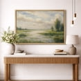 thumbnail image 3 of Framed Canvas Print Vintage Country Landscape Wall Art Farmhouse Decorative for Living Room Bedroom - 16"x24" NATURAL, 3 of 8
