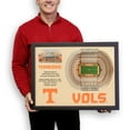 thumbnail image 4 of YouTheFan NCAA Tennessee Volunteers FB 25-Layer Stadiumview Wall Art, 4 of 7