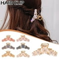 thumbnail image 2 of Crystal Hair Catch Alloy Electroplating Hairpin Temperament For Girl Flo SALE L3G5, 2 of 9