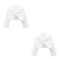 thumbnail image 4 of Chal para niñas sweethay Capa de piel sintética Hermoso estilo dulce Blanco XS, 4 of 6