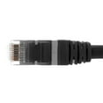 thumbnail image 3 of NavePoint Ethernet Patch Cable CAT6A, S/FTP, 26AWG, 0.5 Ft,  5 pack, Black, 3 of 4