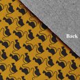 thumbnail image 3 of Simply Daisy Spooky Cats Autumn Gold Halloween Chenille Area Rug, 3' x 5', 3 of 5