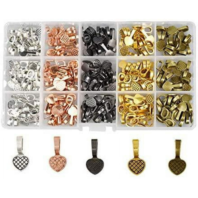 Glue on bails for jewelry making sale