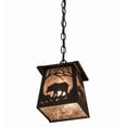 thumbnail image 5 of Meyda Tiffany 175566 Bear At Dawn 10" Wide Pendant - Bronze, 5 of 7