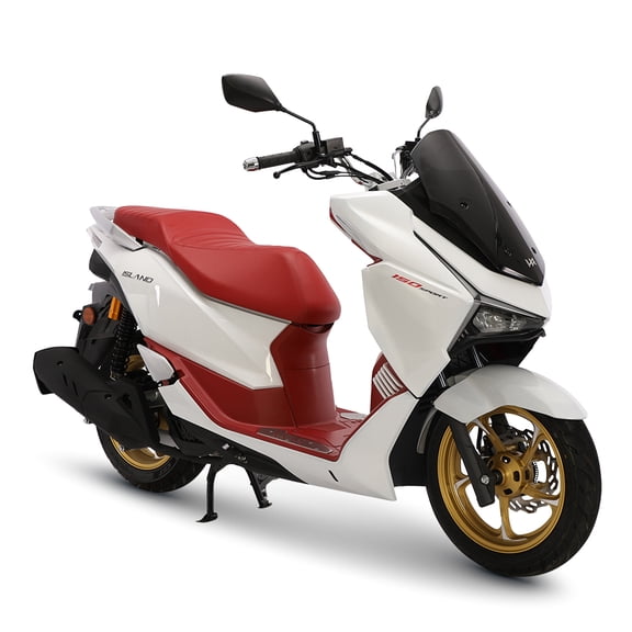 MOTOCICLETA LETBE SCOOTER ISLAND 150 BLANCO/ROJO 2026