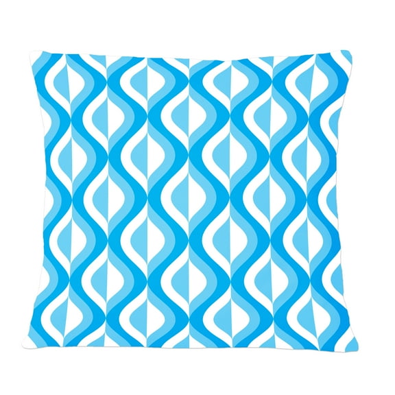 Designart Retro Pattern Abstract Design VI' Mid-Century Modern Throw Pillow - 12x20