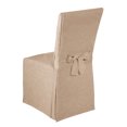 thumbnail image 2 of Chambray Dining Room Chair Slipcover Tan, 2 of 2