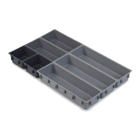 7 Pieces/Set Living Room Drawer Organizer Kitchen Bathroom Splicable Drawers Boxes Tools Organizing Trays Container