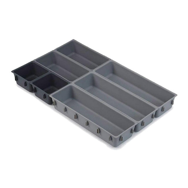 7 Pieces/Set Living Room Drawer Organizer Kitchen Bathroom Splicable Drawers Boxes Tools Organizing Trays Container