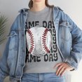 thumbnail image 5 of Retro Baseball Game Day T-Shirt, Baseball Lover Mom Shirt Gift Tee, 5 of 8