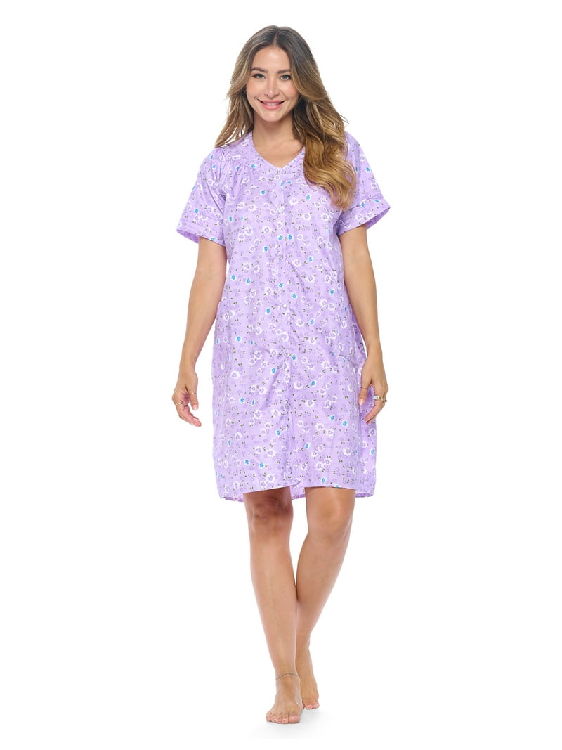white christmas dresses 100% Organic Cotton Nightgown Lounge Dress, Chemical-Free – Rawganique