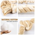 thumbnail image 3 of ddyzya Dog Rope Toys for Large/Medium Aggressive Chewers, Tough Cotton Chew Toy, 3 Feet 5 Knots Indestructible, Tug of War Dog Pull Rope Teeth Cleaning, 3 of 7