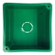 thumbnail image 3 of Registro 3x3 Empotrar Verde Cuadrado Sin Tapa Plastico 46 Pzs Inreco RCP3X3-P46, 3 of 4