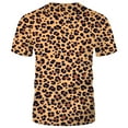 thumbnail image 2 of QTAGTESS Tuxedo T-Shirt Leopard Shirt Fake Suit with Bowtie Tee, 2 of 7