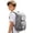 Grey, variant on Unisex Mesh Backpack, Breathable Net Student Backpack, Large Capacity Casual Daypack for Adults School Gym Travel Outdoor Use Pink