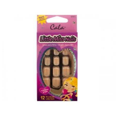 Bulk Buys BI590 12 Pack Little Miss Nails Pre Glued French Tip Design Case of 144