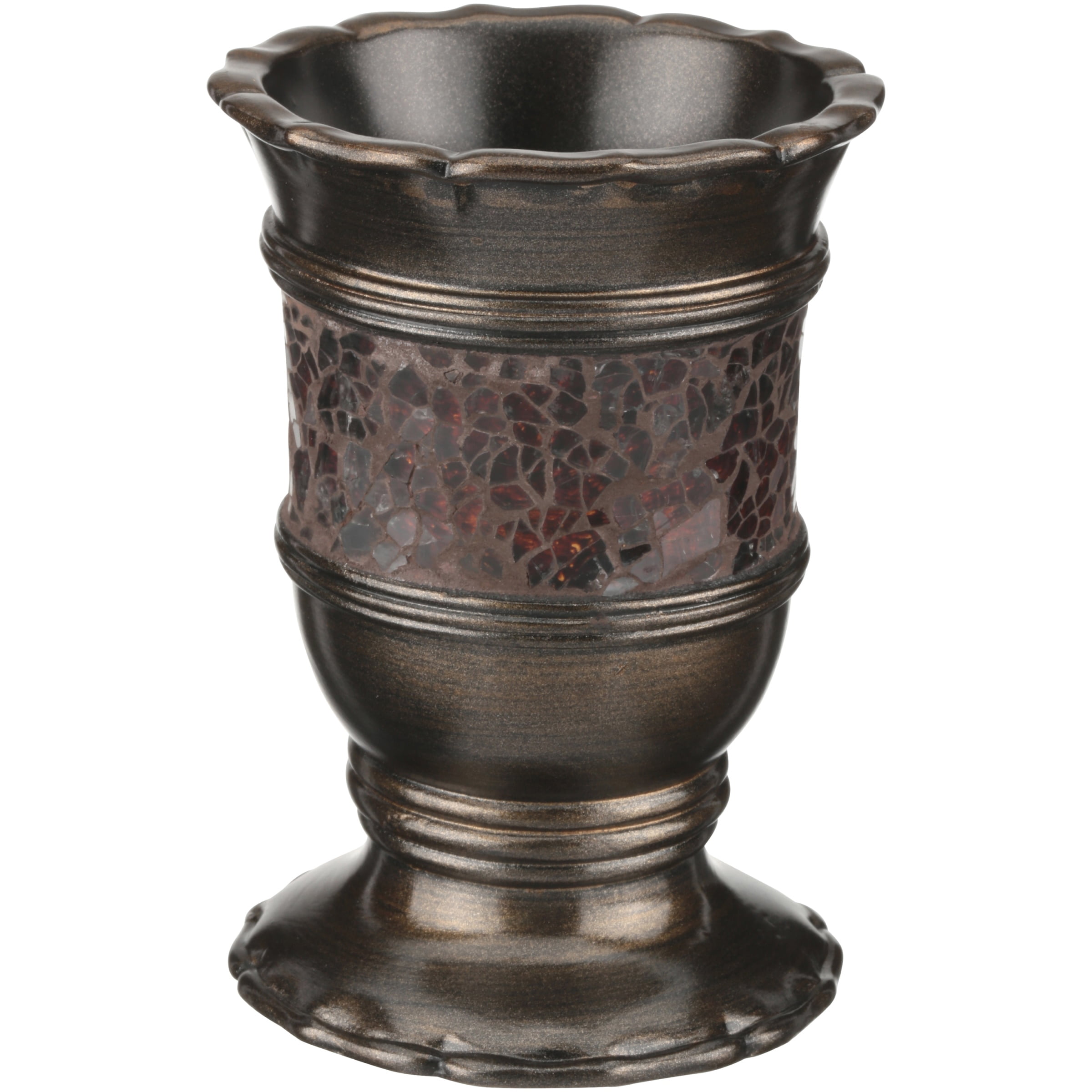 Bronze Zenith Products 2619651351 Zenna Home India Ink Prescott Waste Basket