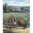 thumbnail image 2 of Unknown 15x17 White Modern Wood Framed Museum Art Print Titled - Vineyards I, 2 of 4