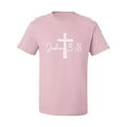 thumbnail image 2 of Wild Bobby John 3:16 Cross Inspirational/Christian Men Graphic Tee, Light Pink, XX-Large, 2 of 5
