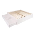 thumbnail image 2 of Prepac Select 4-Post Platform Bed with 2 Drawers, King, White, 2 of 6