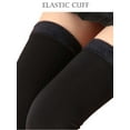 thumbnail image 4 of LAVA 2 Packs Women Fleece Lines Knee High Socks Winter Warm Thick Thigh High Socks Opaque Plush Long Boots Socks Leg Warmer, 4 of 9