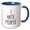 Blue/White, variant on 3drose, I Hate People Typography - Sarcastic Funny Anti-social Quote Design, 11oz Mug